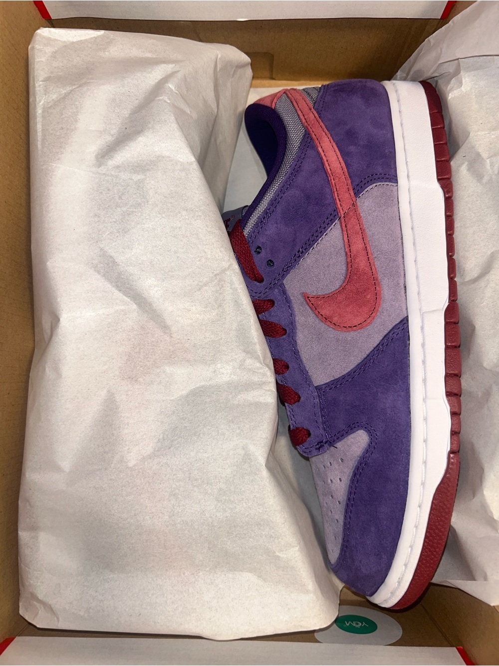 Nike Dunk Low Plum Size 10 DS
